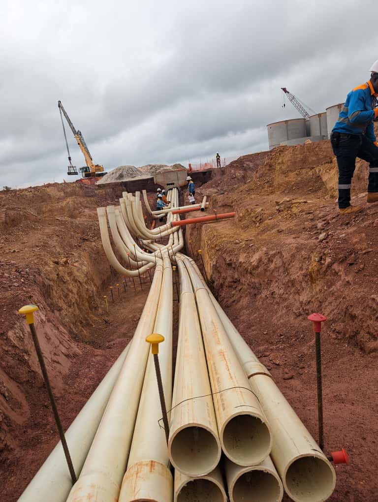 Quality control inspection in progress